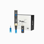 DemiDora DermalFlow H2 – Komplette Ausstattung inkl. Microneedling-Gerät, Aufsätzen und Originalverpackung für den Heimgebrauch.