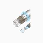 DemiDora DermalFlow H3 – Detailansicht der einstellbaren Nadellänge für eine sichere und individuell anpassbare Microneedling-Behandlung.