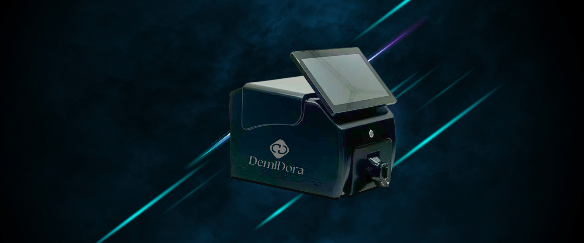 DemiDora Soprano LuminaCore 360 – Professionelles Laser-Haarentfernungsgerät für kosmetische Studios. Hochleistungs-Diodenlaser mit modernem Design, Touch-Display und Tri-Wave-Technologie für effiziente und dauerhafte Ergebnisse.