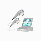 Professionelles System zur ästhetischen Hautstraffung und Regeneration mit intuitiver Touch-Steuerung und zwei spezialisierten Handstücken
